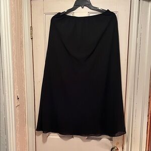 J.B.S. Classic Black A-Line Skirt